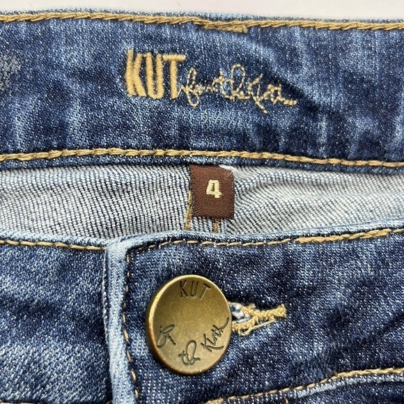 Kut From The Kloth 4” Inseam Mid Rise Shorts Size 4 - Picture 8 of 16